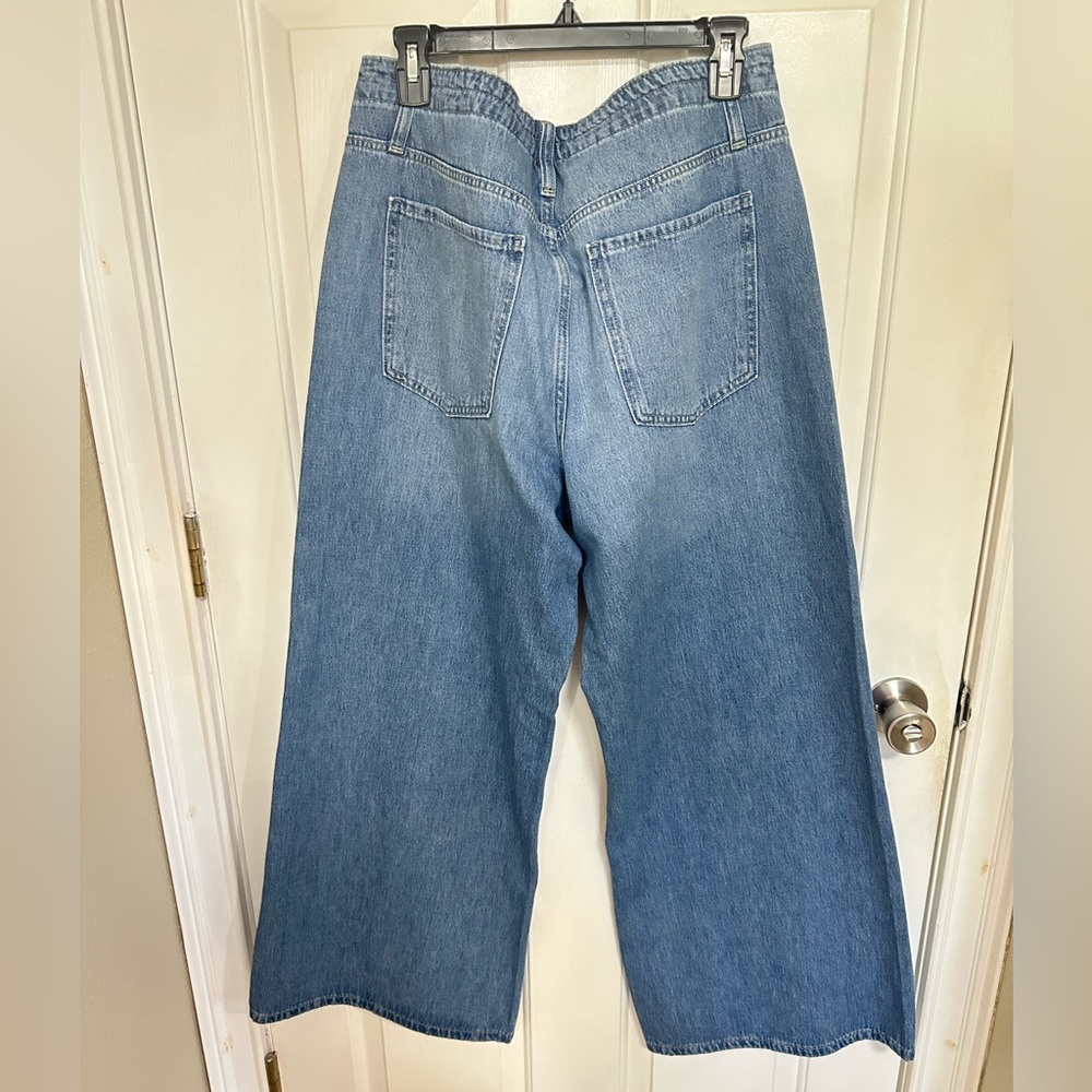 Banana Republic MID-RISE WIDE-LEG DRAWSTRING JEAN - Picture 6 of 7